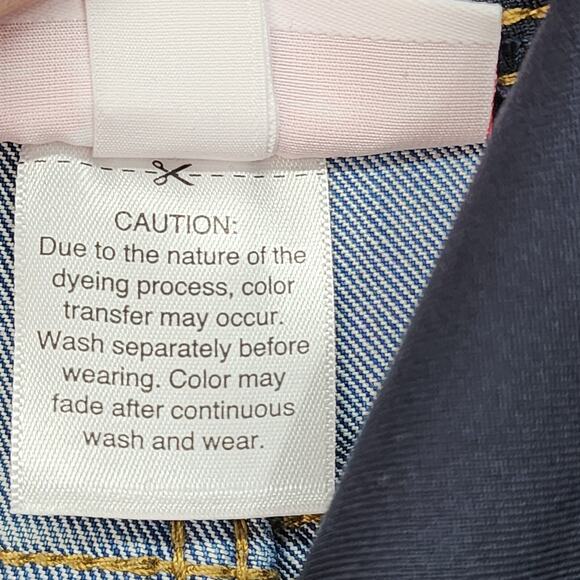 NWT Isabel Maternity Jeans Womens 14 32R Blue Skinny Jeggings Stretch Over-Belly - Picture 12 of 12